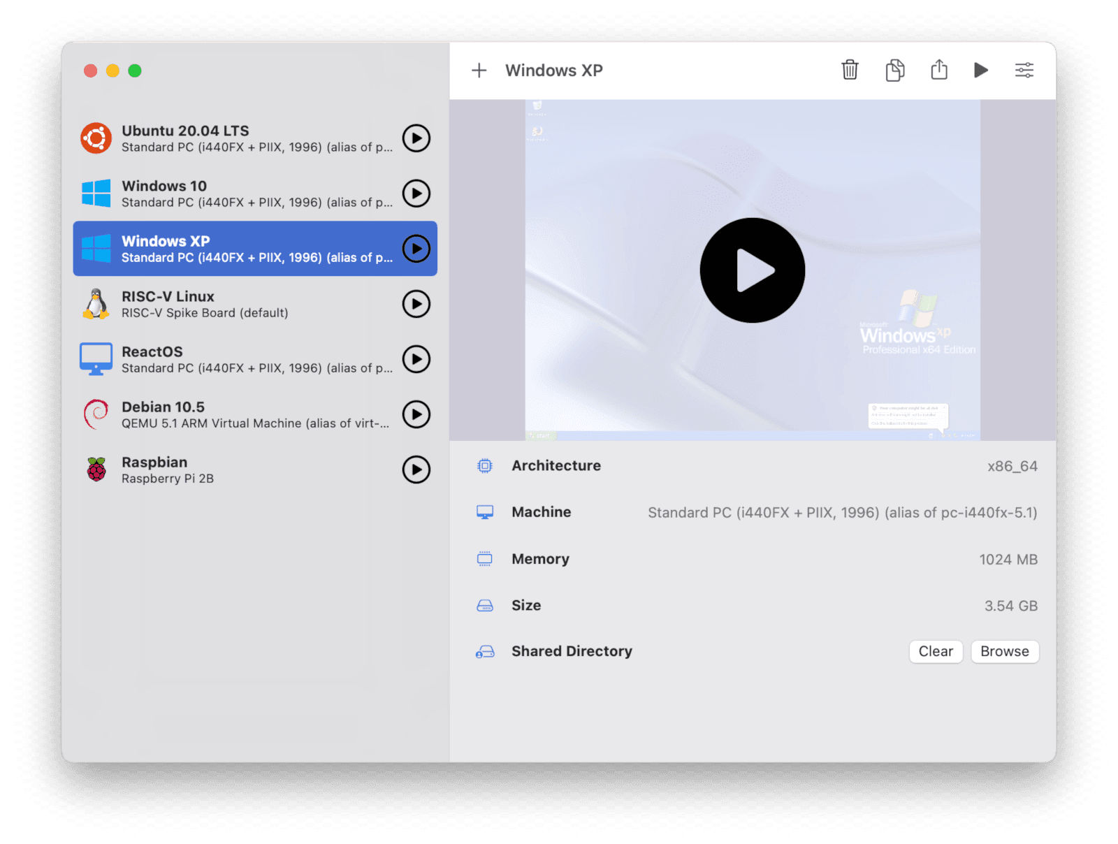 Rodando projetos x86_64 no Mac M1 (arm64) com UTM