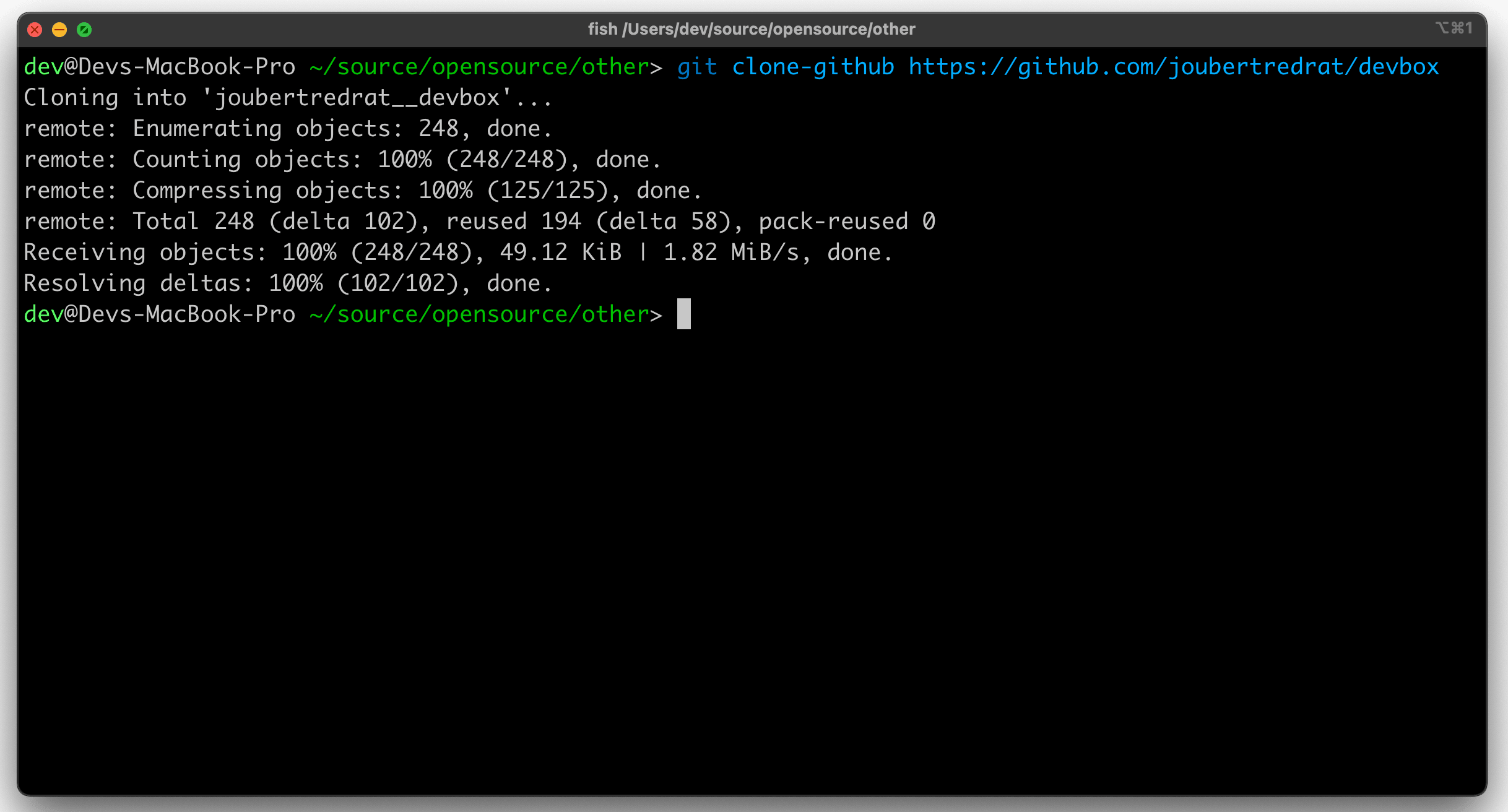 Pequena dica para o dia a dia, git clone-github repository